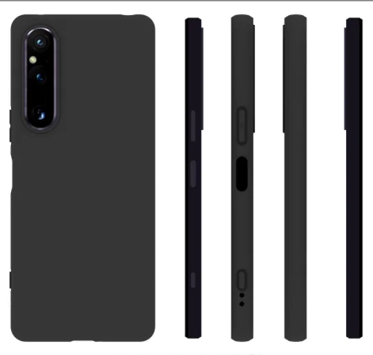 Frosting Soft TPU Transparent Mobile Phone Case  For Sony Xperia 1 V