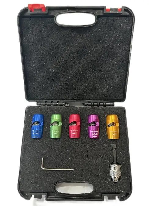 adjusting automatic self set quick electricity stripper awg multifunctional tools measurement with multifunction wire stripper