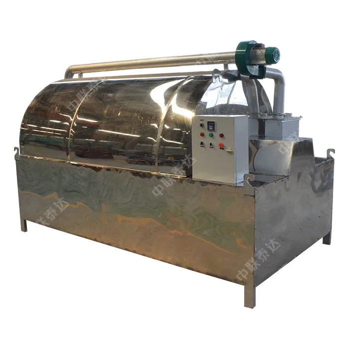 Electrical Heating TDCW Rotary Drum Dryer For Drying Mushroom Root Vegetable Spent Grain Chestnut With Factory Price