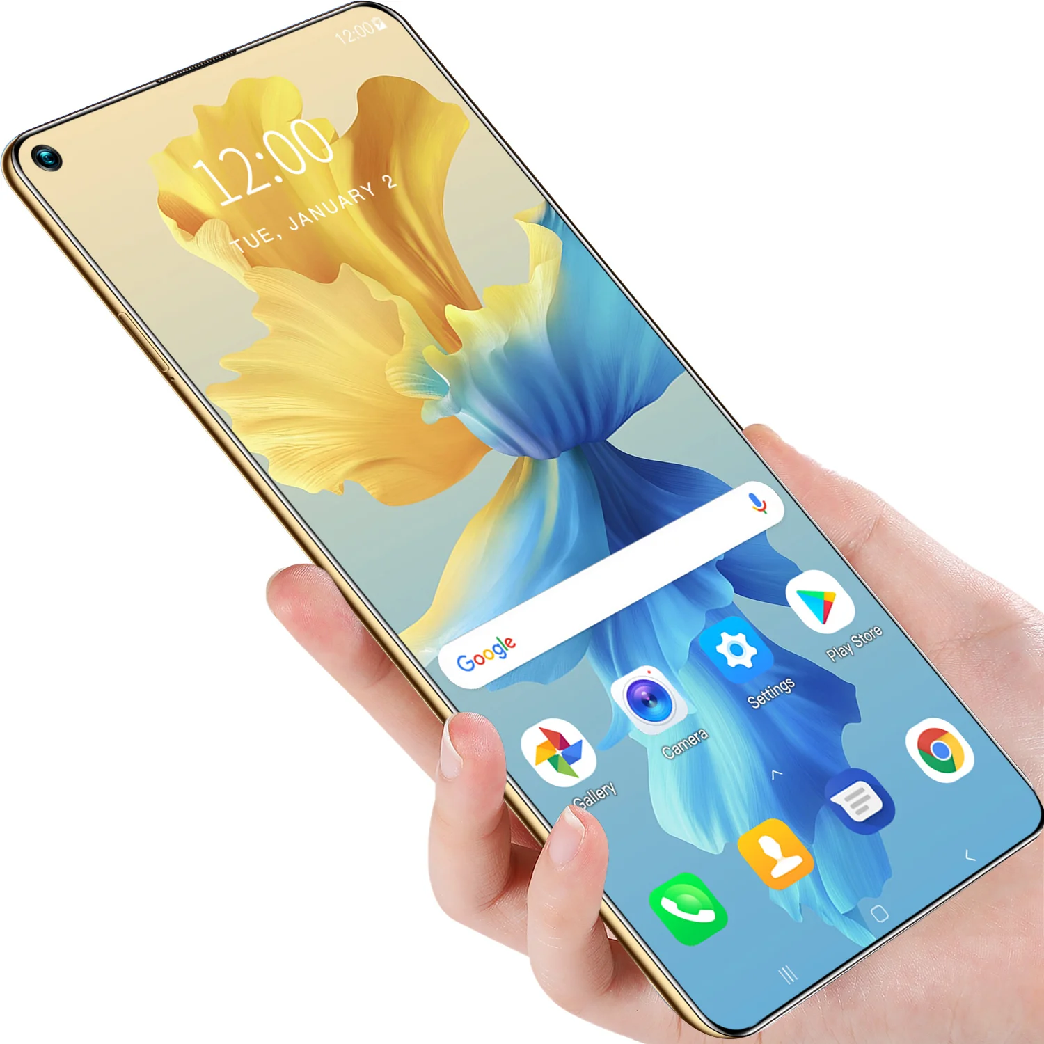 Реальная 4g + 64g большая память двойная камера распознавание лица разблокировка отпечатков пальцев карта двойной режим ожидания Android