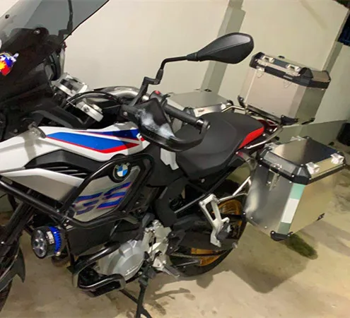 Motorcycle Aluminium 58L Topcase tail Luggage Box For BMW F850GS/750GS