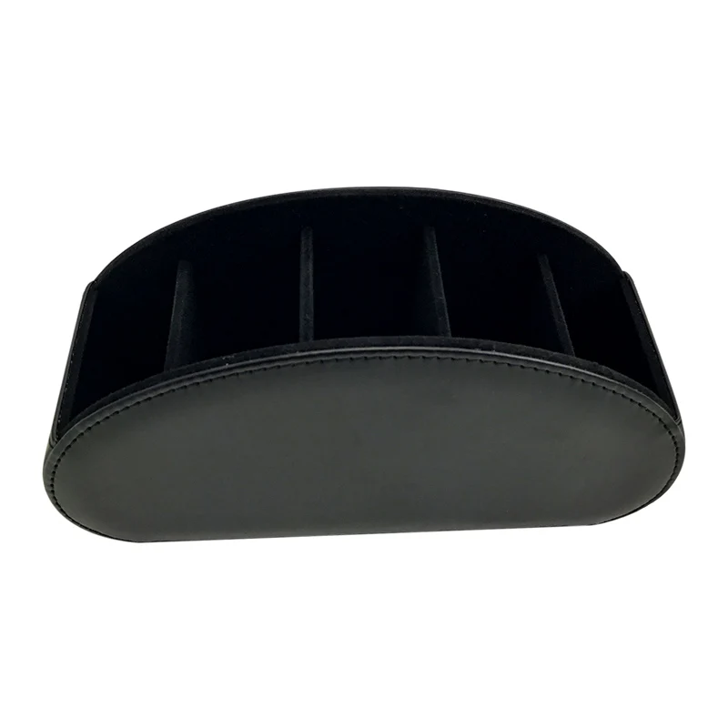 Factory Eco-friendly Desktop Organizer Box Leather Air conditioner TV Remote Control Pen Storage Holder