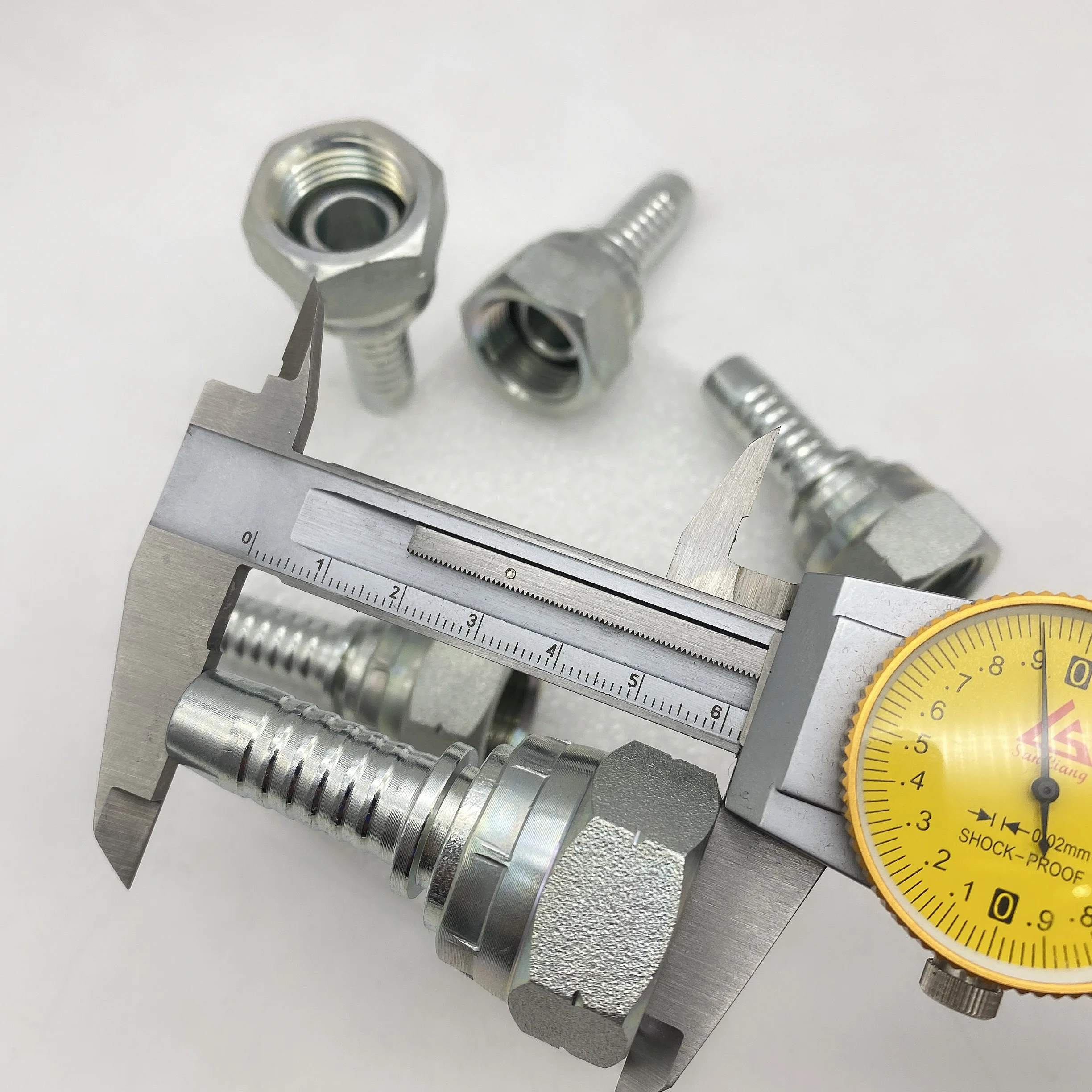 High Quality Quick Coupling Fitting Stainless Steel BSP Female 60 Degree Cone Reusable Hydraulic Hose Fitting