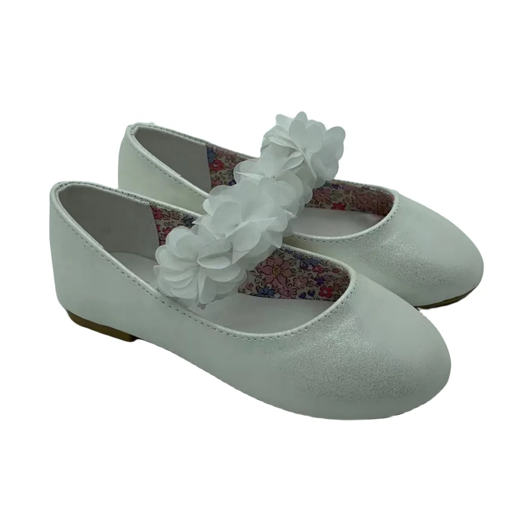 Wholesale Shoes Round Toe Cute Kids Casual Girls Flat Ballerinas Footwear Children School Dress for Kid Popul