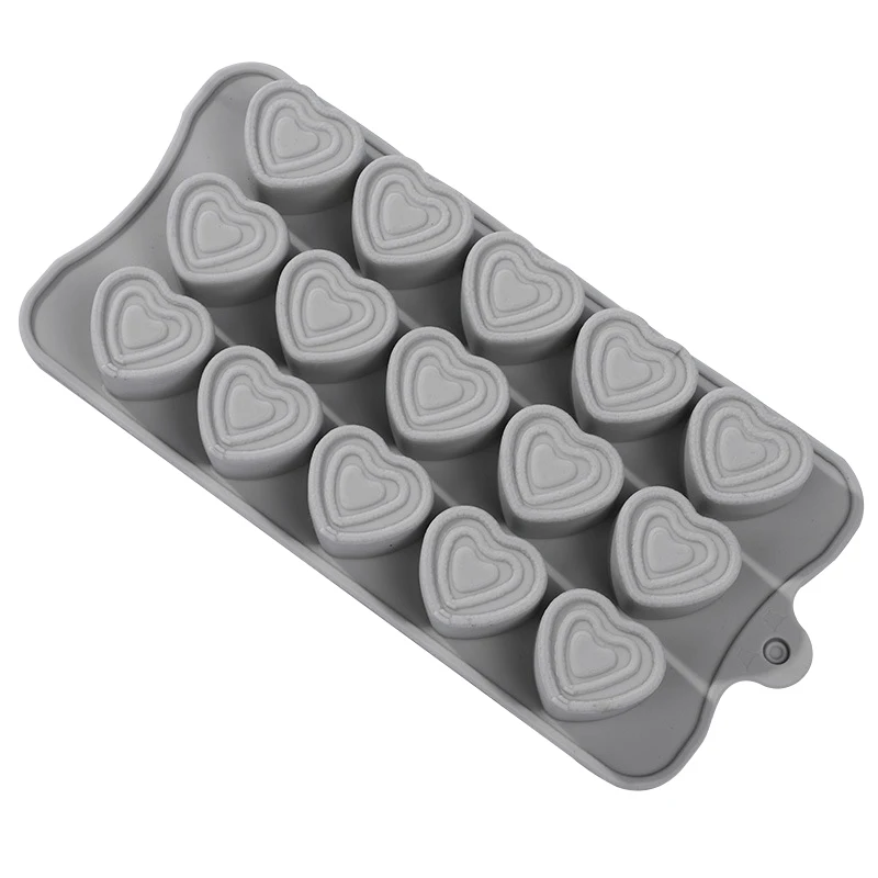 Wholesale Customized Food Grade Chocolate Cake Tools Ice Cube Ice Tray Fondant Strawberry Kitchen Utensils Silicone Mold