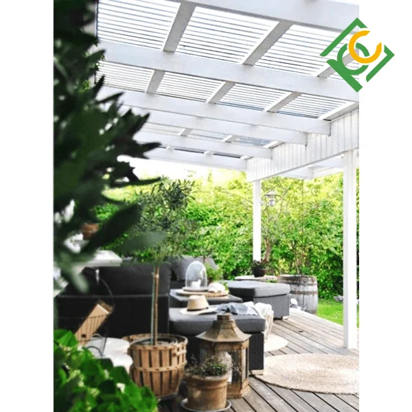 Polycarbonate awnings sunshade deck balcony awning details