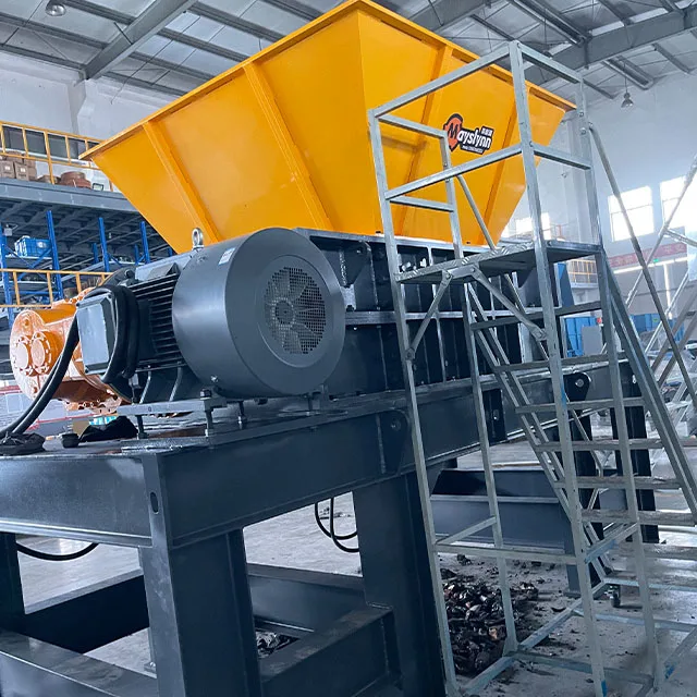 Multifunction good performance double shredder wood tire shredder prices metal crusher machine shredder