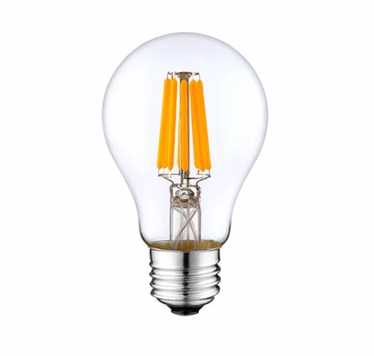 filament ies files e27 2200K led bulb led lamp led filament bulb 8w