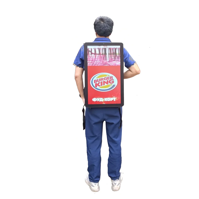 Factory High Brightness Backpack Advertising Human Billboard Advertising Display
