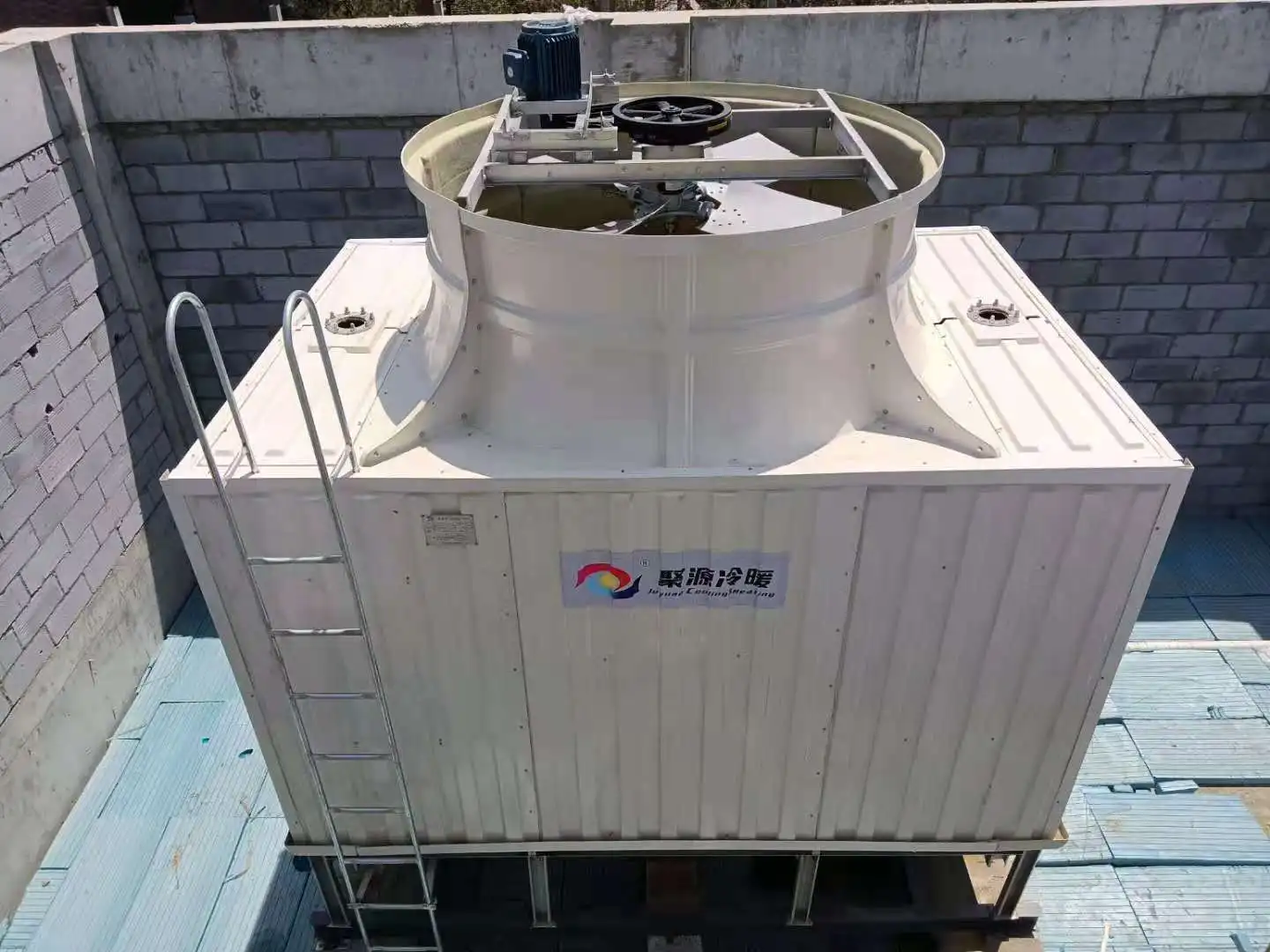 Industrial Frp Square Cross Flow Water Cooling Tower, Mst Cooling Tower Evapco