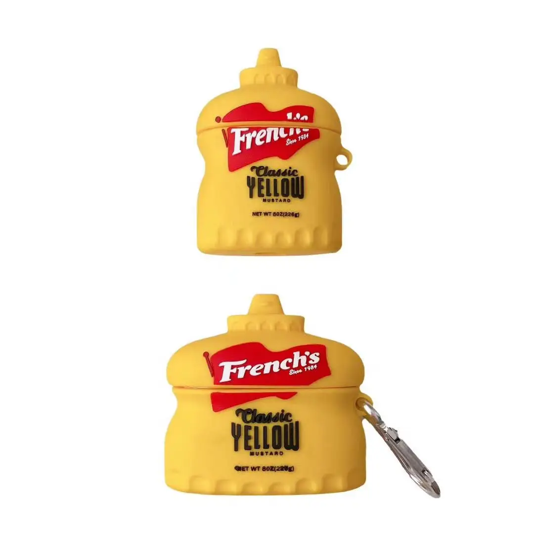 Yellow Mustard Sauce For Airpods Pro Case For Airpod Case Design For Airpods Case