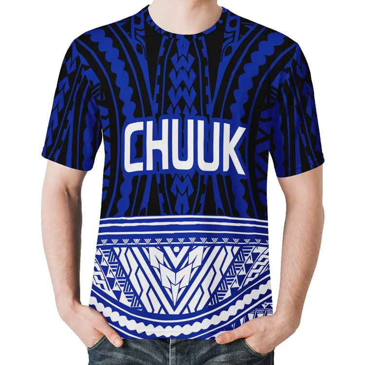 2021 OEM tops Golden purple Print T shirts for Men Tropical Hawaiian Quick Dry Casual Sports T-shirt mens graphic tee