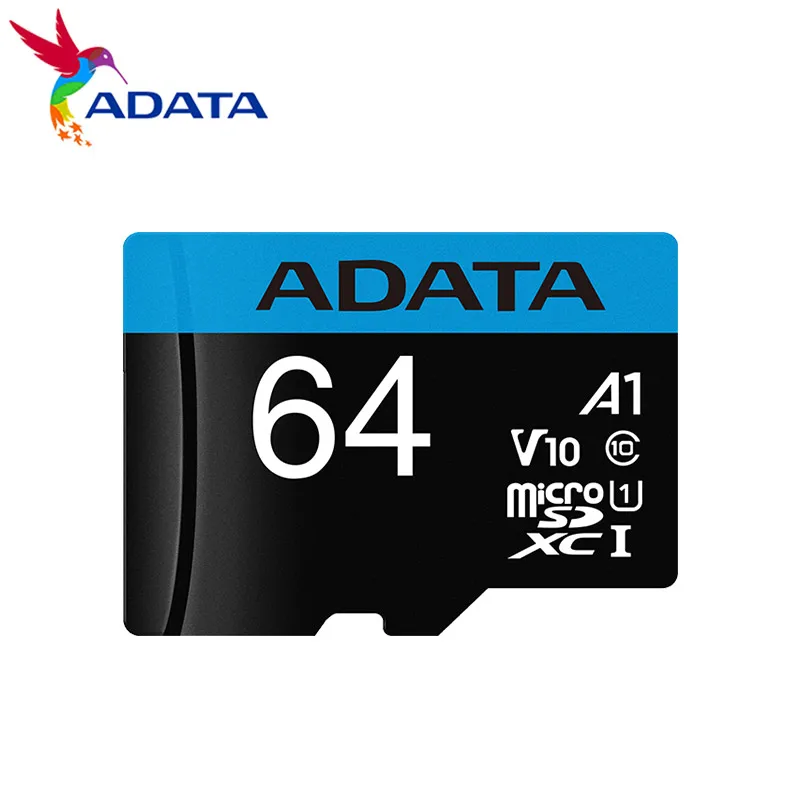 Original ADATA A1 Memory Card 64GB 32GB 16GB Micro TF SD Card V10  Class10 UHS-1 Memory Microsd Card For Phone