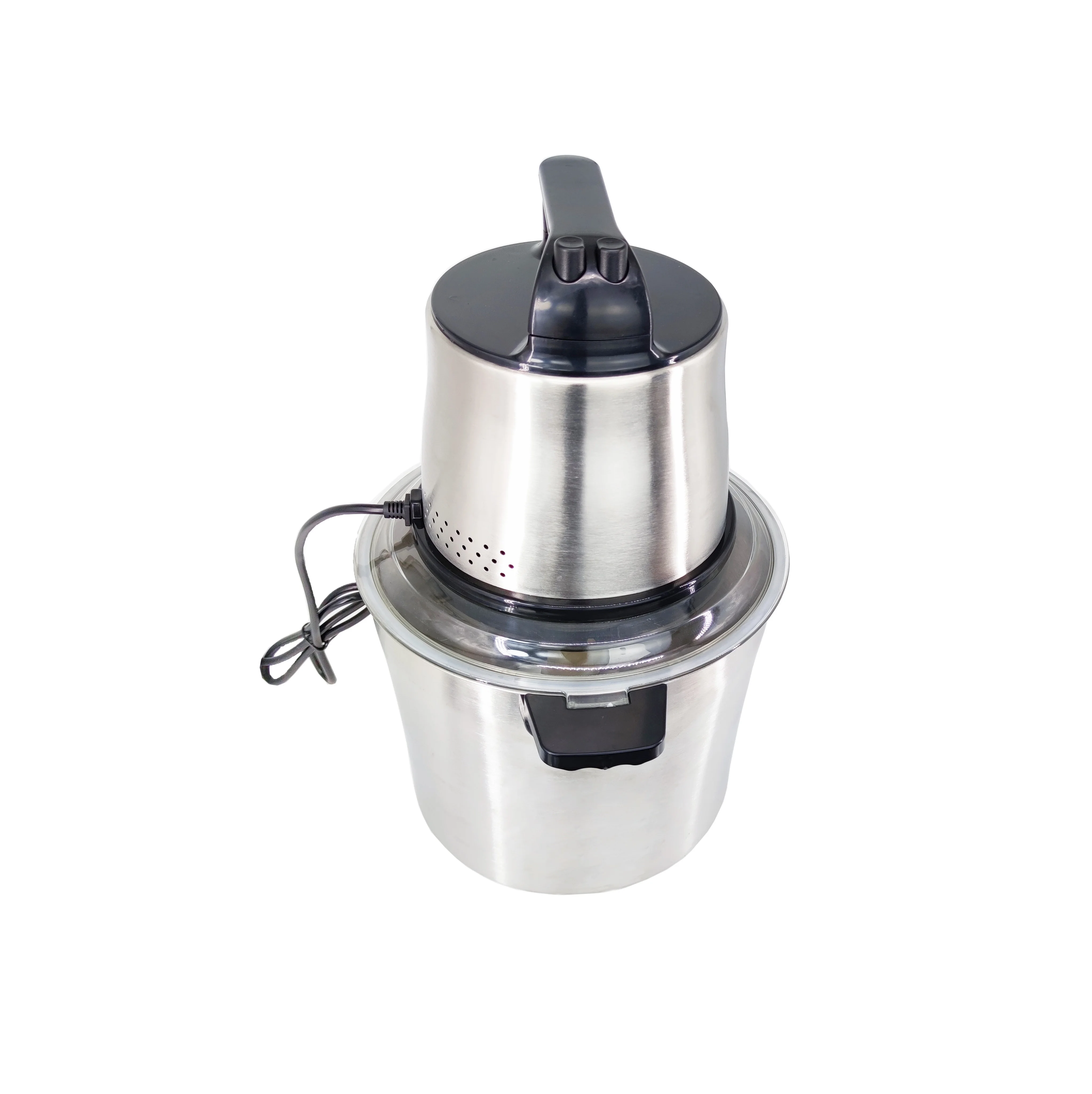 Wholesale 10L 2000W FuFu Machine Pure Copper Electric Meat Grinder Large Capacity Yam Pounder