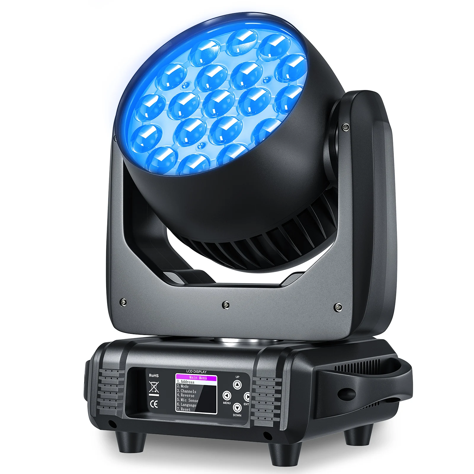 300W 3In1 Dj Event Stage Lamp Led Dmx Wash Light 19*15W Zoom Disco Dj Club Night Show Moving Head Lights