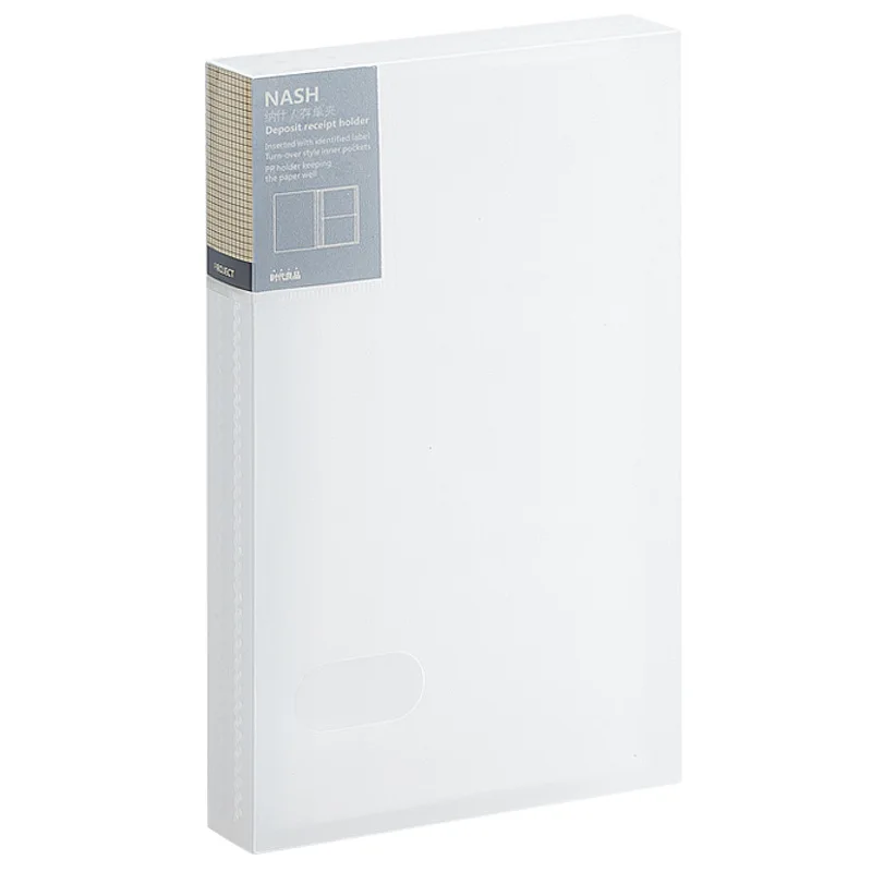 Time Deposit Certificate Receipt This multi-functional Bill Deposit Certificate folder bank paper loose-leaf Bill Deposit Folder