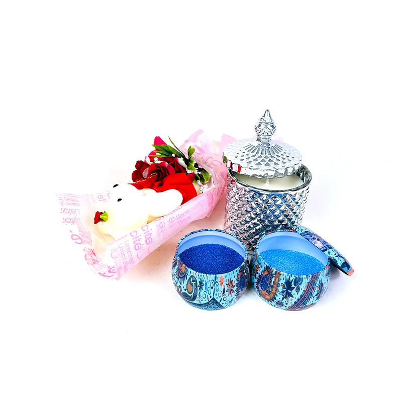 2024 new products natural red beige ivory scented  palm pearl granulated candle sand wax for wedding favor