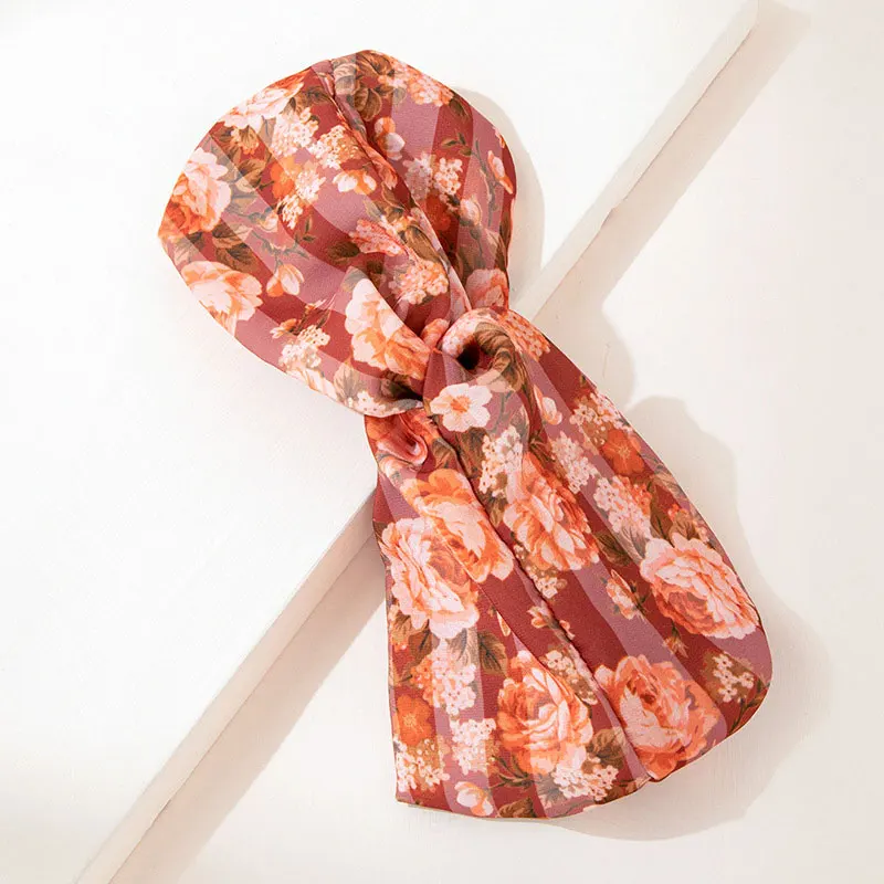 hot sell Low MOQ custom logo embroidery headbands cute bowknot face wash elastic hair bands for girls women