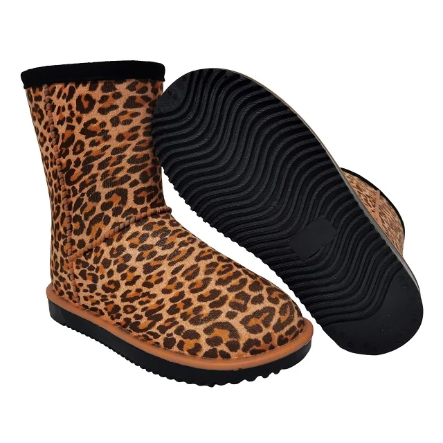 PVC TPE  Outsole  Fake Fur Lining 100% Waterproof  Snow Boots Winter Boots for Kids and Women