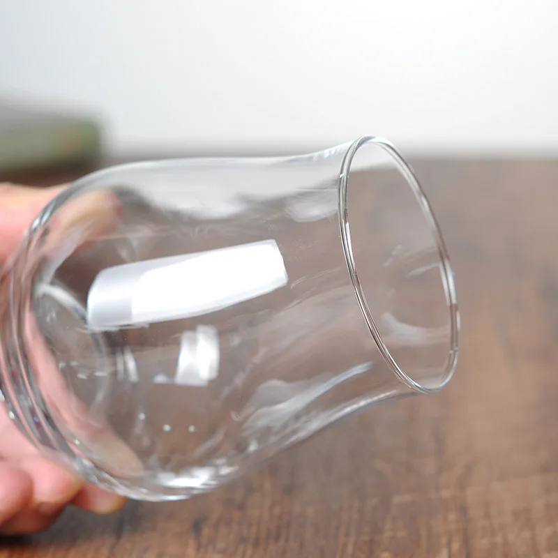 custom logo 400ml stemless wine glass tulip glass sublimation whisky whiskey glasses