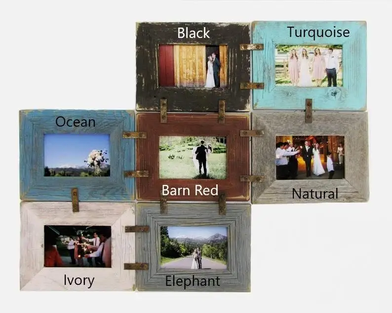 Wedding Photo DIY 4X6  Collage Kit Multi Picture Frame for multiple pictures