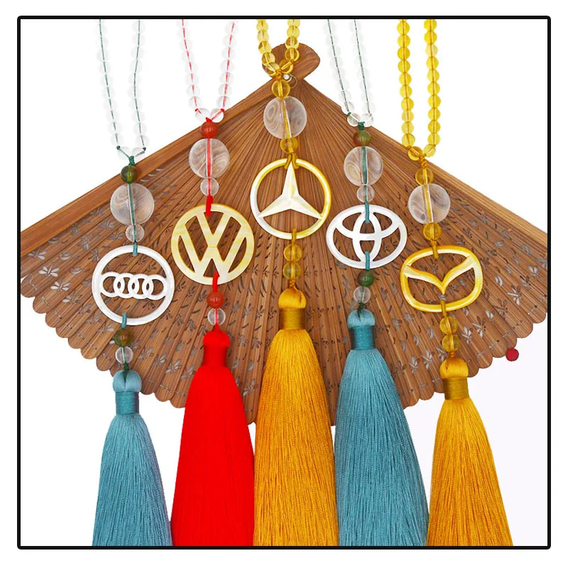 
Custom car logo crystal car pendant hanging accessories New car accessories in 2020 Fast delivery factory direct sales 