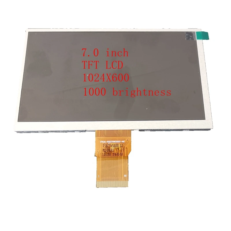 7-inch IPS display screen with high-resolution 1000 brightness for outdoor fishing and underwater monitoring display