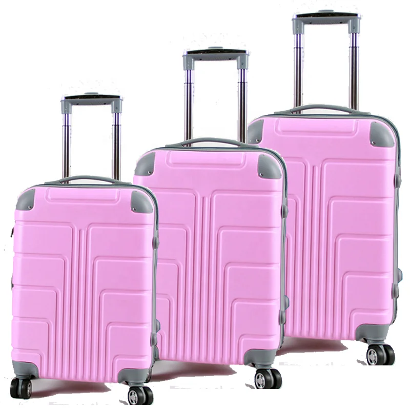Manufacture Oem Suitcase Travel Luggage Bags Women Men Suitcase 20 24 28 Inch 4 Spinner Wheels Hard Shell Travel  Luggage