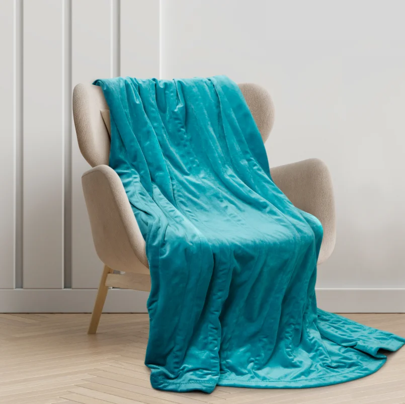 Washable Soft Home Office Use  Electric Throw heated Blanket with Double-Layer Flannel