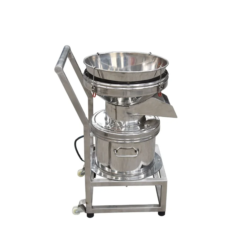  450 vibrating screen for soybean milk filter with ultra-quiet and large output sieve