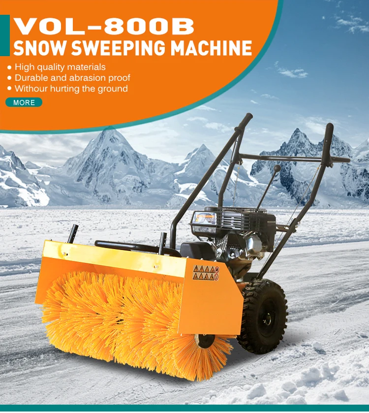 Three-in-one Multifunctional Street Snow Blower 13hp Sweeper