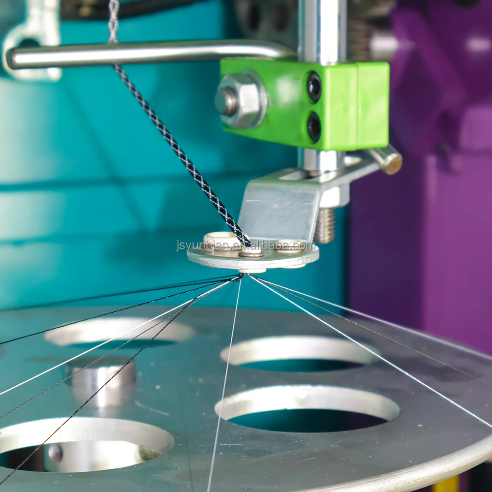 lace belt making machine Yunbian (90-12-1) 12 spindle 1 head decorative high speed Flat rope braiding machine nylon rope