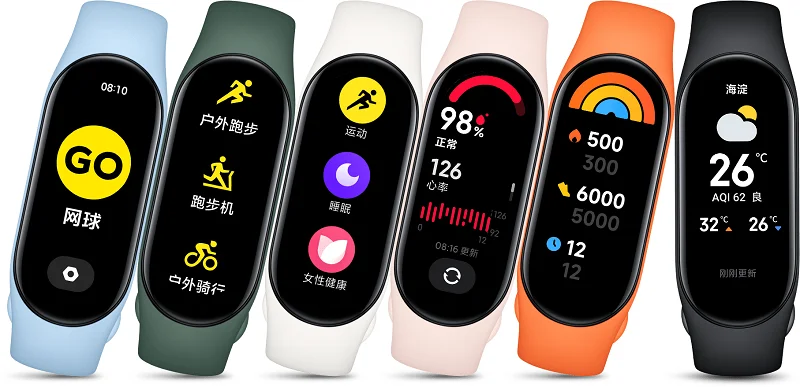 In Stock Smart Sport Wristband Heart Rate Mi Band7 Band6 Fitness Bracelet Tracker Mi Band 5 6 for xiaomi Mi Band 7