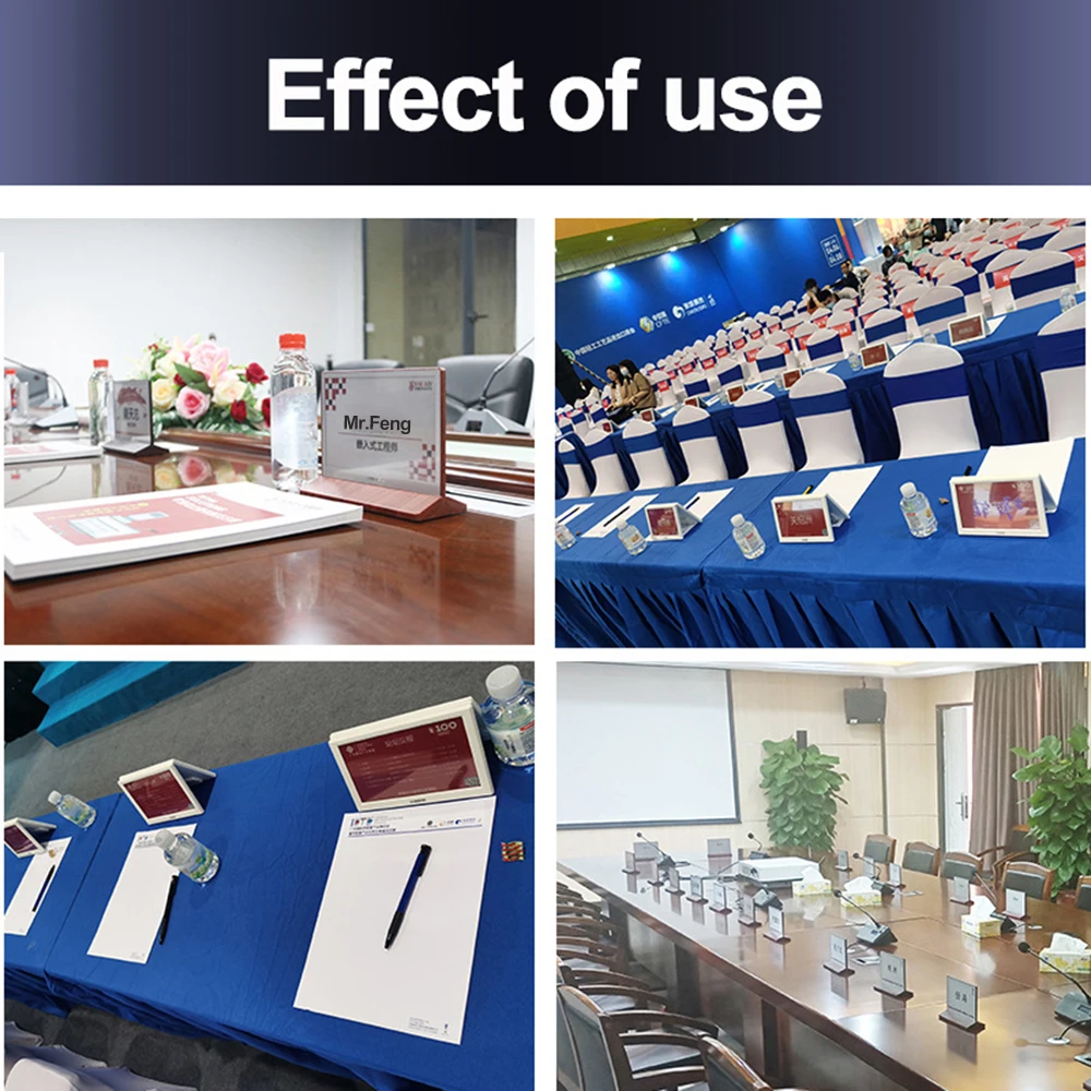 Doublesided 7.5 Inch Conference Electronics Door Office School Hotel Government Street Ink Screen Electronic Conference Tables