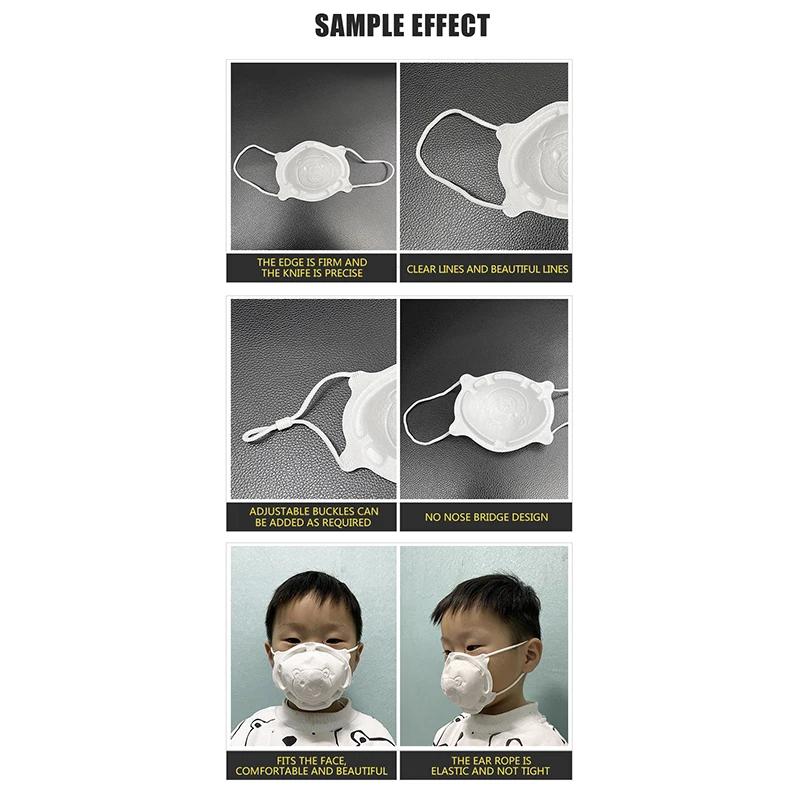 fully automatic stable cup shape face mask machine for kids funny bear mask style maker children bear cup mask machine