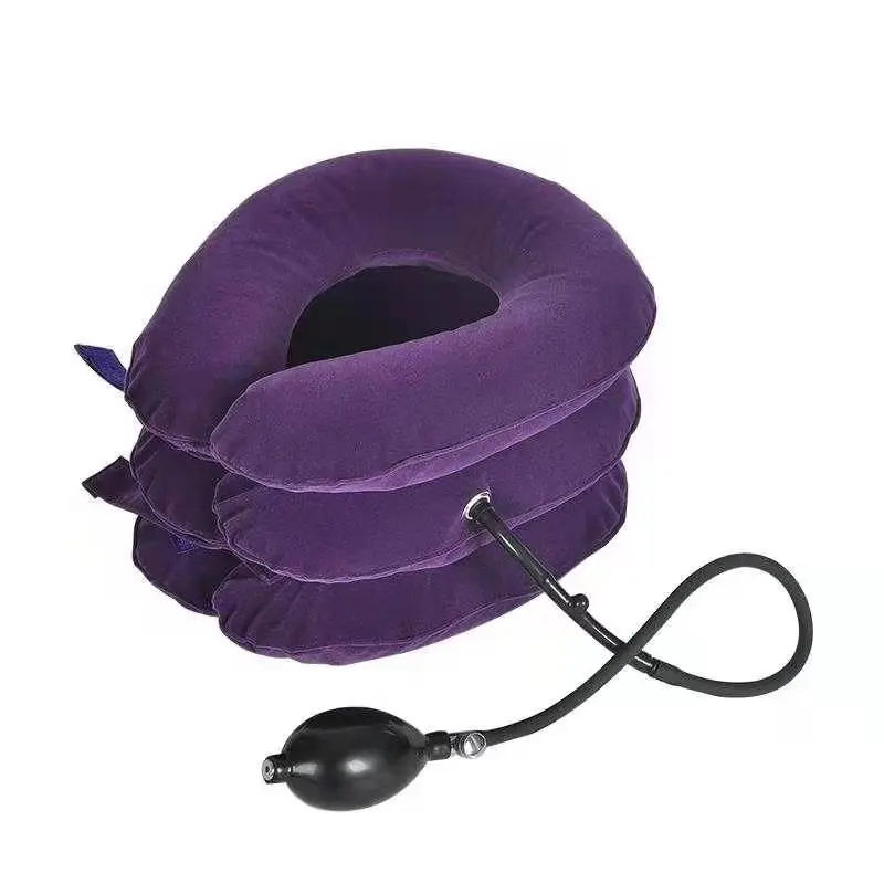 Air Neck Traction Relive Pain Cervical Collar Device inflatable neck support traction pillow