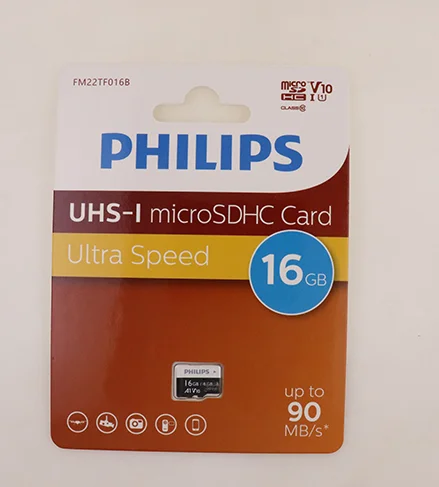 Original Philips Branded Genuine Real Capacity Memory Card U3 1TB 64GB 128GB Android Camera GPS Factory Wholesale Micro S D TF