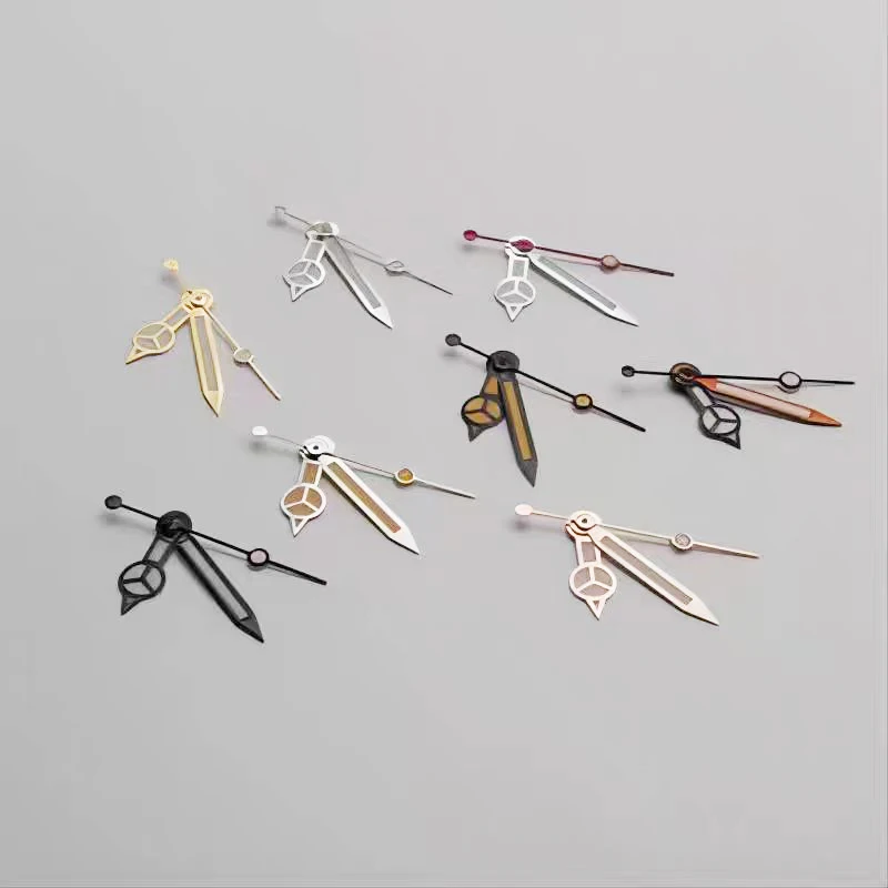 Watch Mercedes-Benz pointer Silver Black hand suitable for NH34 NH35 NH36 NH37 NH38 NH39 movement luminous