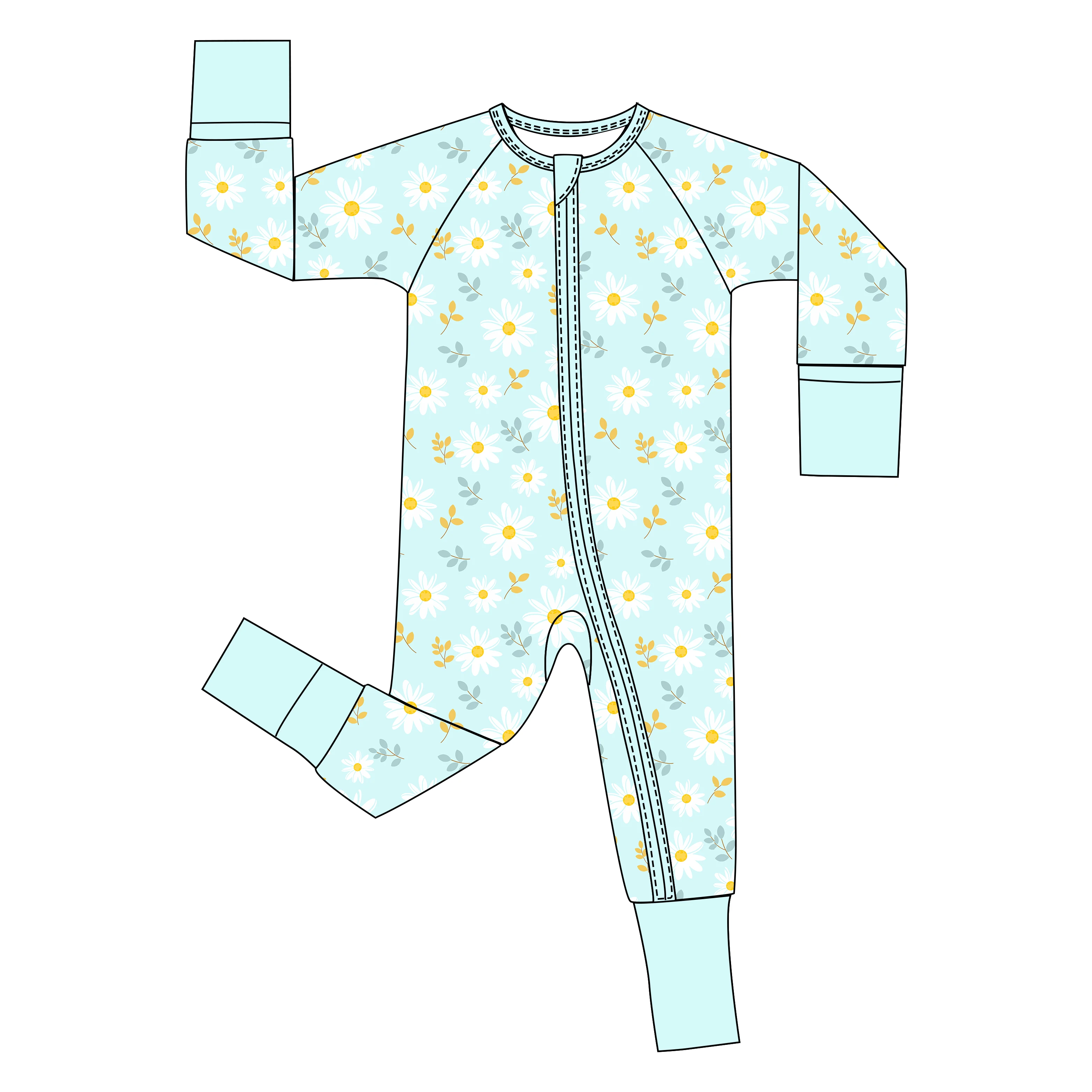 Baby Rompers Bamboo Cotton Baby Zipsuit Custom Sleep Suit Newborn Onesie Sleepsuit Baby Pajamas Bamboo Infant Sleeper