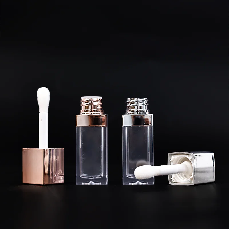 Mini Cosmetic Lip Gloss Tubes Square Clear Empty Lipgloss Tubes Lipsticks Packaging Bottle container tube