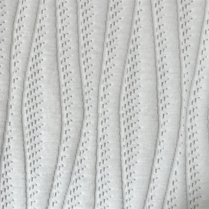 Solid color environmental protection fabric jacquard bamboo fiber mattress fabric