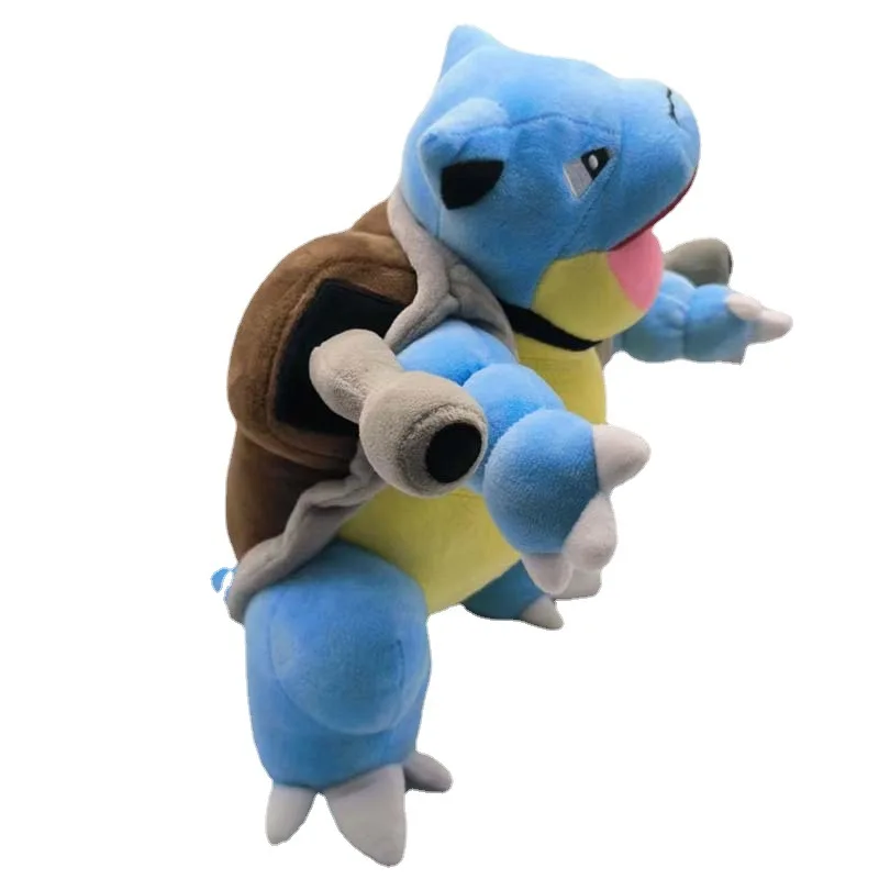 Wholesale 30cm Cute Pokemoned Blastoise Battle Figure Custom Soft Cotton Mega Squirtle Doll Plush Animal Toys Mega Squirtle Doll