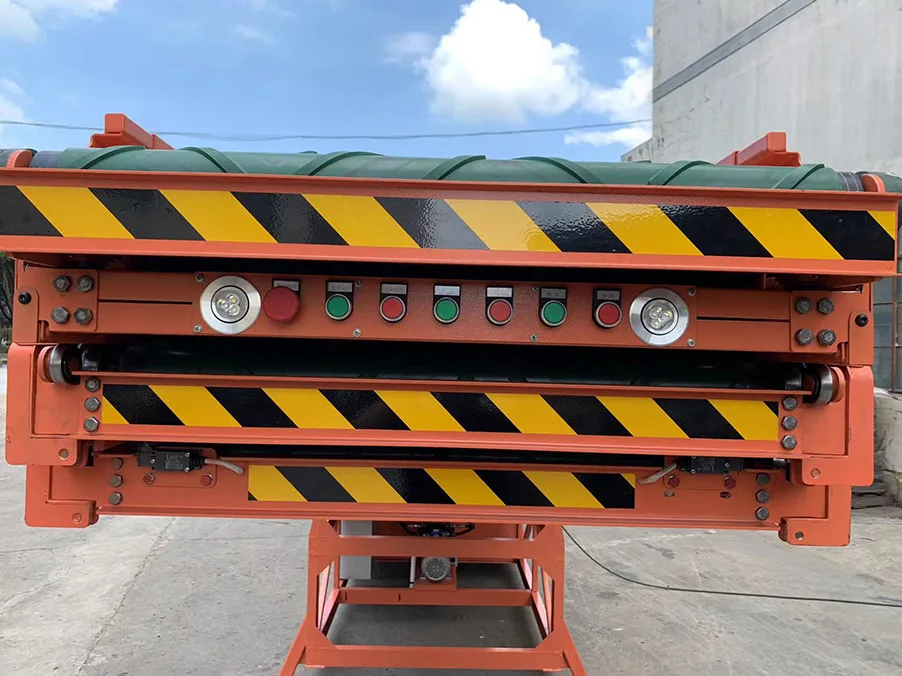 3-section telescopic PVC conveyor line efficient loading and unloading of logistics stainless steel conveyor price