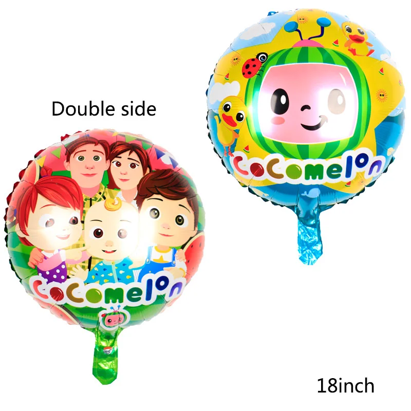 
Z-126 cocomelon мультфильм шарик из фольги в форме украшения для вечеринок по случаю Дня рождения cocomelon воздушных шаров из латекса 