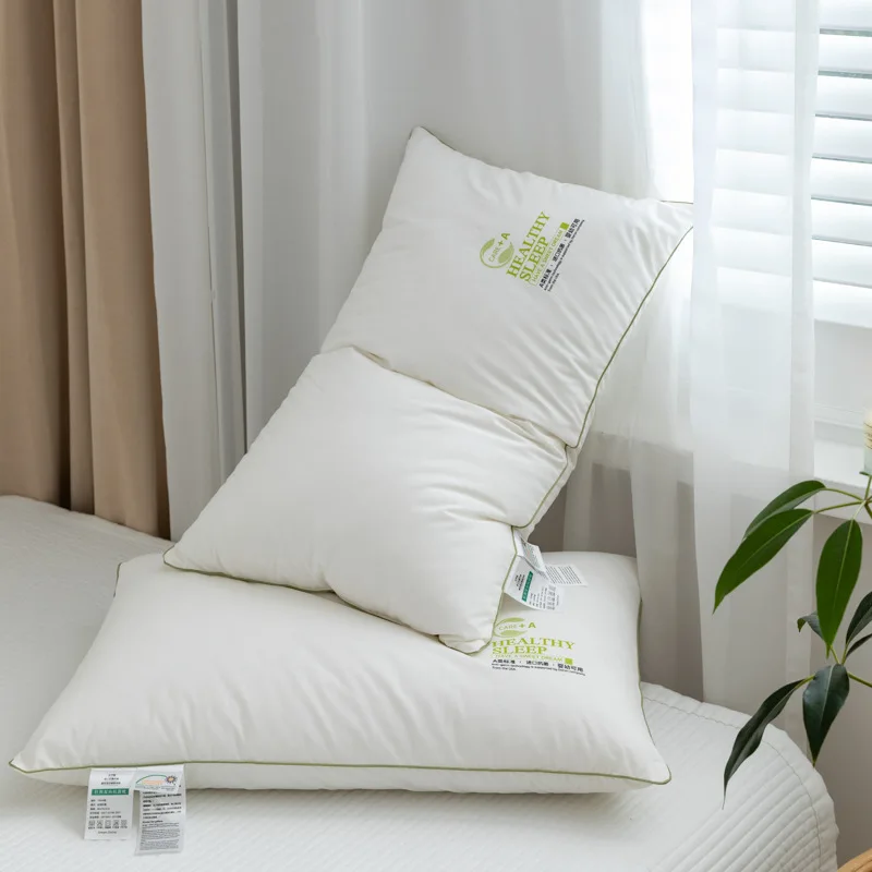 2023 super comfortable anti dust mite white color pillow with good quality on sale