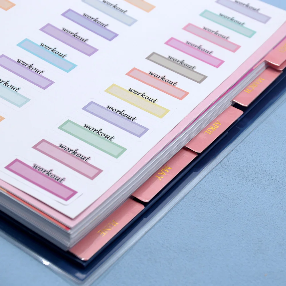 Custom Logo 2024 A5 Pink Spiral Weekly Monthly Manifestation Goal Dairy Journal Planner Agenda Notebook Printing