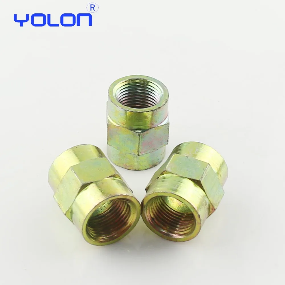 Push-in Connectors Pneumatic Fitting Bulkhead Copper China Silver Ari Stainless Steel Square Stocking Female Fitting Forged