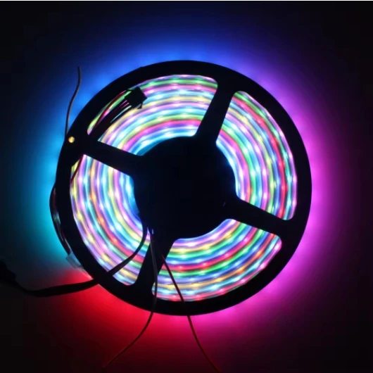 Dream Rgbic Flexible Neon Lights 24v Pixels Led Strip Running Color Led Neon Silicone Led Strip Diffuser 60led