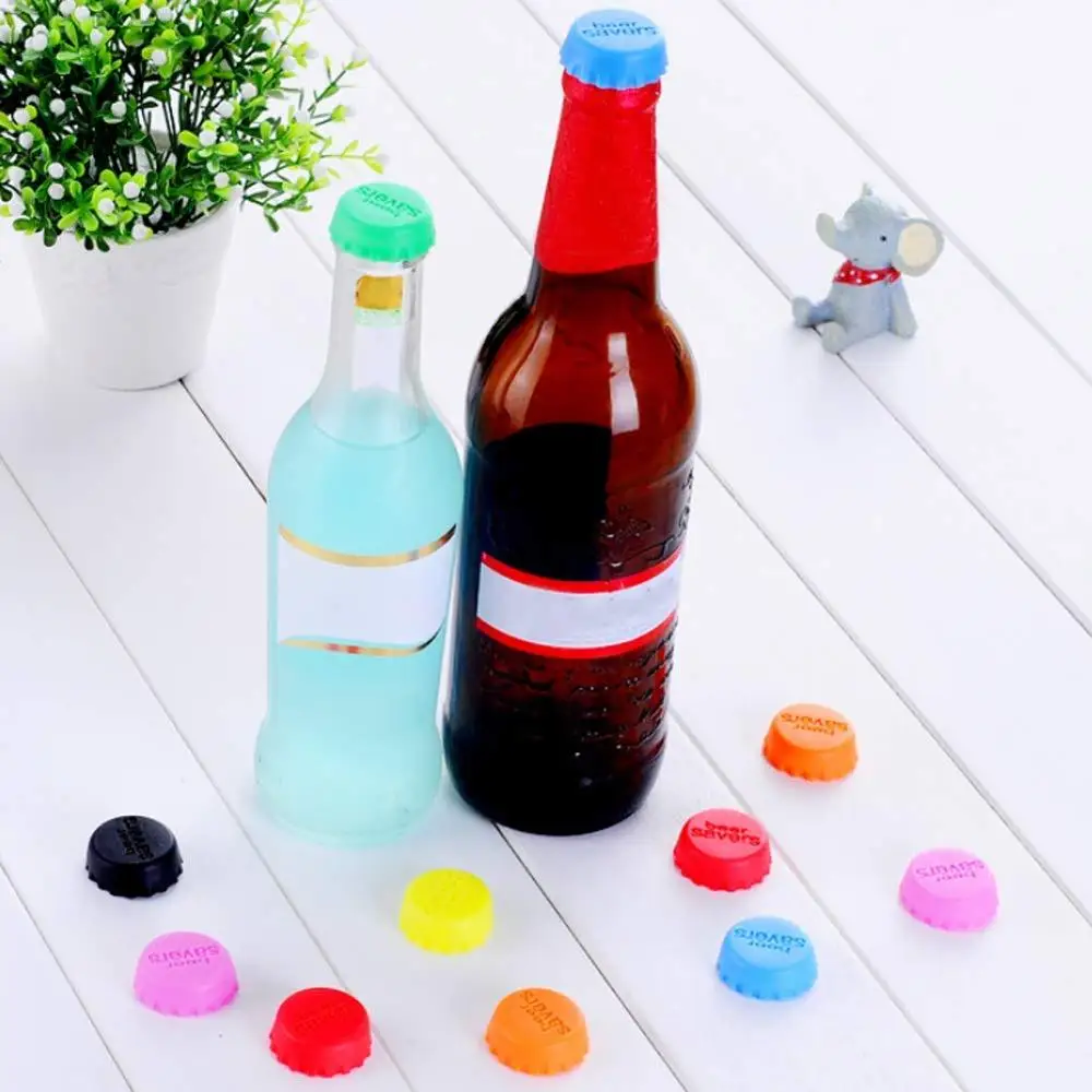 Silicone rubber wine bottle accessory stopper sealer cover water custom
