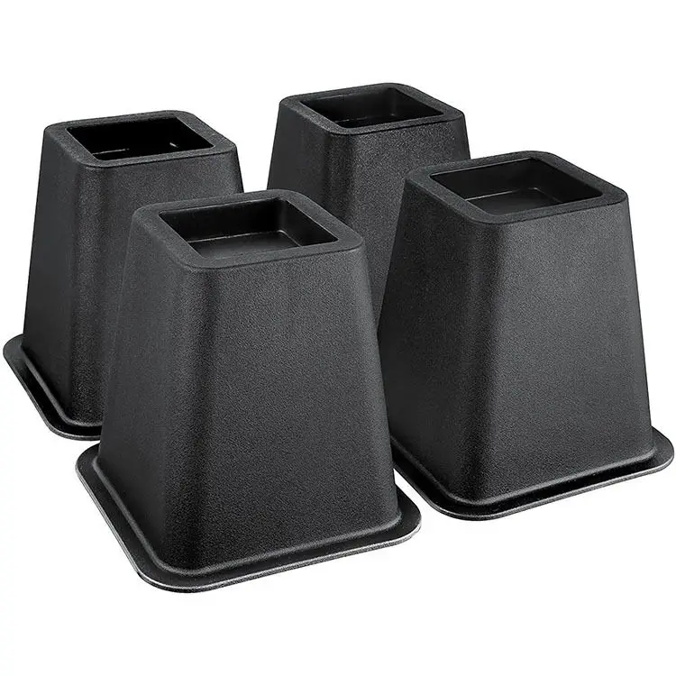 Hot sale Heavy duty adjustable plastic sofa furniture bed risers with USB ports and outlet